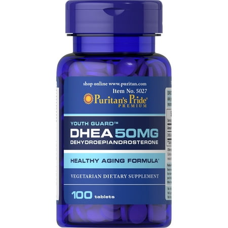 Puritan's Pride DHEA 50 mg-100 Tablets (Best Form Of Dhea)