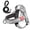 Black-01, variant on Dog Harness, Escape Proof No Pull Soft Padded Lightweight Vest for Medium Sized Dogs, Reflective No Choke Harness with Front Clip, Adjustable Step in Breathable Mesh
