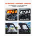 thumbnail image 3 of Carcasa de cabina, puertas superiores, compatibles con VEVOR, Kawasaki Teryx4, 3 of 9