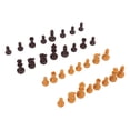 thumbnail image 1 of Fyydes Chessmen Pieces, Reusable Fall Resistant Convenient Dual Color Chess Pieces For Party, 1 of 8