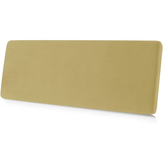 CHUN YI 1 Piece Cushion Cover Spandex Stretch Textured Grid Box Cushion Seat Slipcover