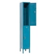 thumbnail image 1 of Double Tier Paramount Locker with 2 Door Ready to Assemble - Blue, 1 of 1