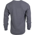 thumbnail image 4 of Gildan Men's Ultra Cotton Long Sleeve T-Shirt, Style G2400, Multipack, Dark Heather 3-Pack, Large, 4 of 7