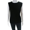 Pre-owned|Escada Margaretha Ley Womens Crew Neck Shell Sweater Black Wool Size EUR 38