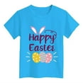 thumbnail image 4 of MIASHUI T-Shirt Graphique à Manches Courtes pour Garçons, Confortable et Décontracté, Imprimé pour Filles, Bleu Ciel, 10-11 Ans, 4 of 4