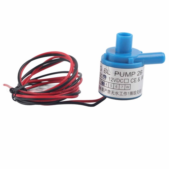 Mini bomba de agua sin escobillas de grado alimenticio, 6 V CC, 3 W, para acuario, fuente, instrumentos médicos