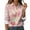 Light pink, variant on Fgvctg Valentine's Day Button Down Shirt for Women Long Sleeve Cotton Shirt Collared Classic Blouse Date Day Love Heart Print Oversized Business Casual Outfits Pink S