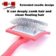 thumbnail image 3 of Pet Grooming Long Pin Slicker Brush Dog brush Dematting Comb Knots and Matts Shedding Hair Remover pet store/groomer ShopWise Round, 3 of 11