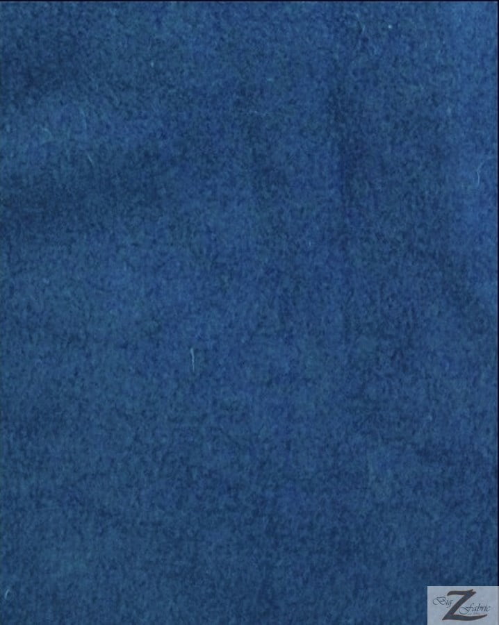 Fleece Fabric Solid / Royal Blue / Sold By The Yard