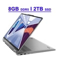 thumbnail image 1 of Lenovo Yoga 7 16 Premium 2-in-1 Laptop 16" WUXGA IPS Touchscreen Display AMD Hexa-Core Ryzen 5 7535U Processor 8GB DDR5 2TB SSD AMD Radeon 660M Graphic Backlit Fingerprint Reader HDMI Win11, 1 of 6