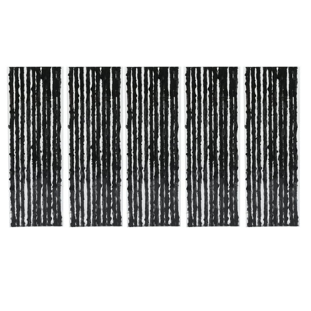50 Uds tapón de reparación de neumáticos tira de sellado de neumáticos sin cámara reparación de pinchazos para coche motocicleta 200x3mm negro Jadeshay A