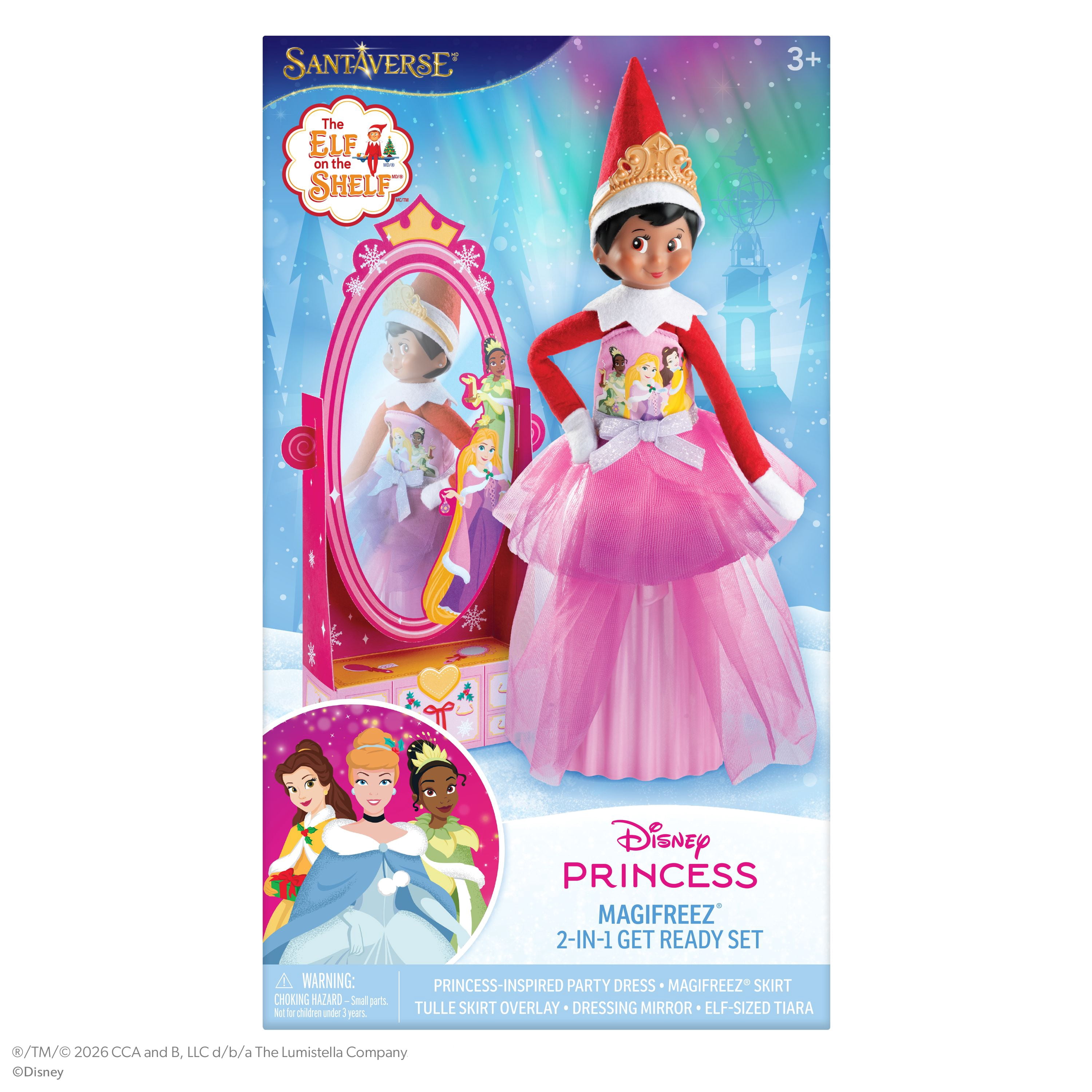The Elf on the Shelf Disney Princess 2-in-1 Get Ready Set - Scout Elf Not Included