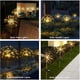 thumbnail image 5 of Luces decorativas al aire libre del patio de la secuencia de la luz de los fuegos artificiales dinámicos del enchufe de tierra solar del césped, 5 of 5