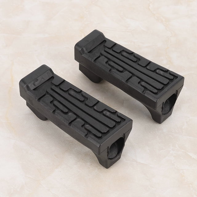 Reposapiés de motocicleta, 1 par de reposapiés de goma delanteros de goma para motocicleta Pedal delantero de motocicleta Funcionalidad versátil
