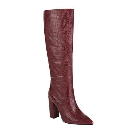 

Fesfesfes Fuzzy Boots for Women Fall And Winter Boots Thick High-heeled Snake Print Sleeve Round Toe High Boots Boots US:9.5(43)