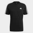 thumbnail image 5 of Adidas Men's Essential 3-Stripes T-Shirt Black, Medium, 5 of 6