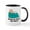 White/Black Inside, variant on CafePress - Charlie Brown: Home Is Where My Dog Is Mug - 11 oz Ceramic Mug - Novelty Coffee Tea Cup