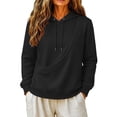thumbnail image 3 of CAIVO Unisex Sweatshirt Kitten Pouch Hoodie, Winter Hooded Topst With Pocket And Pets Pouch For Cat Mom, Comfort Cat Dog Carrier Tops For Adults, 3 of 6