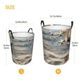 thumbnail image 3 of Holiday Beach Starfish Laundry Hamper Medium Storage Basket/Toy Organizer/Dirty Clothes Bucket, 3 of 5