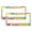 Pattern-261, variant on Attractive Bright And Colorful Abstract Pattern License Plate Frame 2 Pieces Modern Artwork Painting Car Tags Frames Holder Gift for Dad 2 Round Holes Metal License Plate Frames