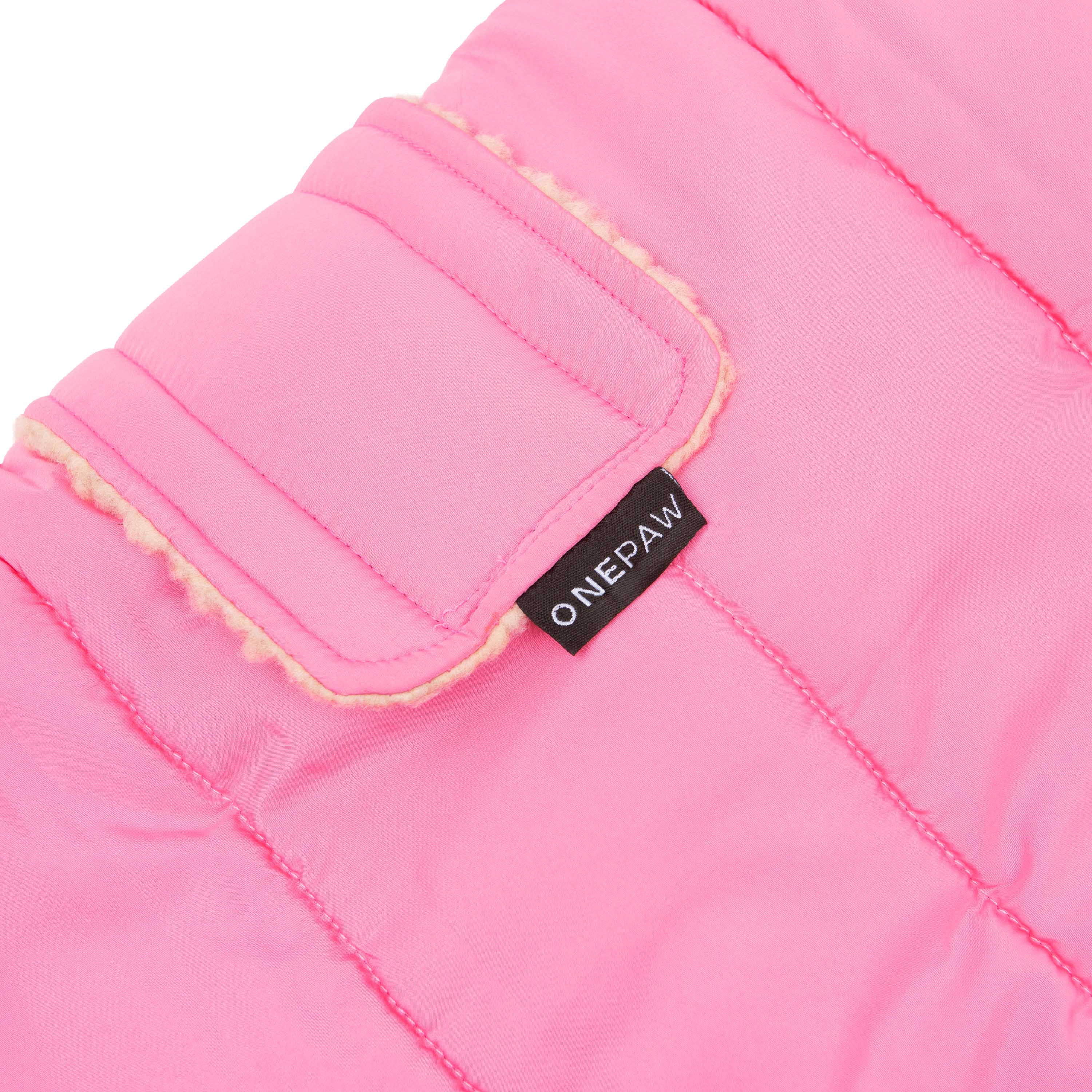 One Paw, Quilted Dog Jacket, Reversible Design