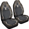 thumbnail image 3 of XYZCANDO 2 Piece Car Seat Covers for SUV Front Seats Front Seat Cover Easy to Install Comfortable, Auto Sedan Van Car Front Seat Covers, Deer Camo, 3 of 10