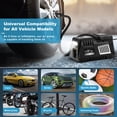 thumbnail image 4 of Compresor de aire digital para inflar neumáticos de 12 V DC con accesorios, 4 of 6