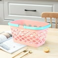 thumbnail image 6 of Usloyux Under $5 Mesh Storage Basket with Handle, Portable Bathroom Shower Caddy, Household Clutter Organizer for Toys Snacks, Lightweight Laundry Hamper for Home, 6 of 6