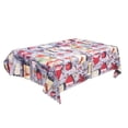 thumbnail image 2 of Decorative Christmas Tablecloths Cartoon Xmas Home Party Decorations Cartoon Xmas Festival Table Cover, 2 of 9