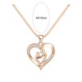 thumbnail image 5 of SmartBy Mother And Daughter Son Love Heart Pendant Necklace Mother's Day Jewelry Gifts for Grandmother Mom Daughter Wife, 5 of 6