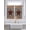Brown Black, variant on Red Texas Star Farmhouse Living Room Curtains 2 Panel, Black Plaid Berry Country Cafe Window Treatment, Farmhouse Bedroom Bathroom Kitchen Curtains Drapes 104"x54"