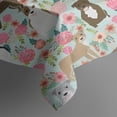 thumbnail image 5 of Cute Pitbull Terriers Dog and Flower Square Tablecloth,Waterproof Square Table Cover,Wipeable Spillproof Washable Table Cover for Home Kitchen Party Decor 52"x52"(132x132cm), 5 of 6
