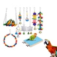 thumbnail image 3 of Acrylic Parrot Chewing Toy with Creative Design for Cockatiels Parakeets and Small Birds Assorted Color, 3 of 8