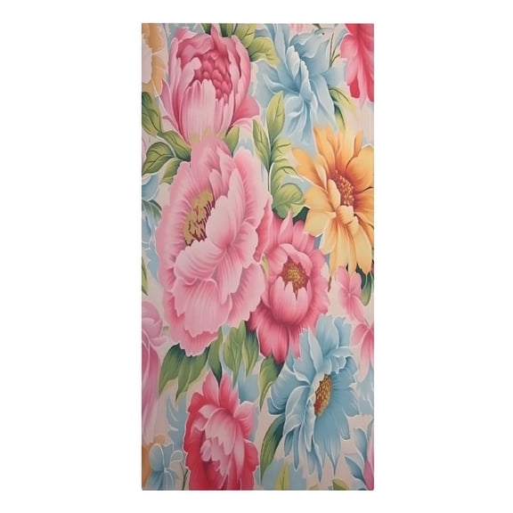 RKSupls Vintage Pastel Floral Microfiber Beach Towel Absorbent Compact Towels for Swimming Pool Beach Travel Things for Vacation Essentials Adult Gift,61.4×30.3Inch