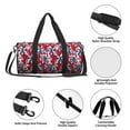 thumbnail image 6 of Fotbe Palm Tree Pattern on Red Pattern Foldable Sports Gym Bag with Wet Dry Pocket, Ultralight Travel Bag, Large Capacity Duffel Bag, Splash Proof Carry on Bag, Overnight Bag, Weekender Bag, 6 of 8