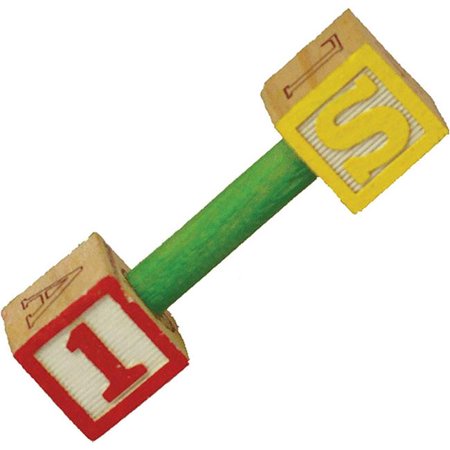 UPC: 0644472011739 | A&E Cage 001453 Happy Beaks Pumping Letters Foot Toy  Multicolor