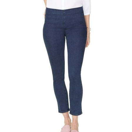Womens Jeans Petite Pull On Skinny Denim Stretch 16P - Walmart.com