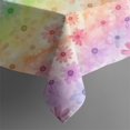 thumbnail image 5 of Pioneer Flower Floral Print Pattern Square Tablecloth, Waterproof Wipeable Spillproof Washable Table Cover for Home Kitchen Party Decor, 42"x42", 5 of 6