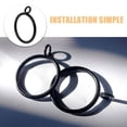 thumbnail image 3 of 10 Uds. De anillos de cortina de Metal grueso con ojales, anillos colgantes para cortinas y cortinas, ganchos con ojales, anillos colgantes, anillos de cortina, 3 of 5