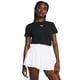 thumbnail image 1 of Camiseta Under Armour Rival Core de manga corta para mujer, talla XL, color negro, 1 of 3