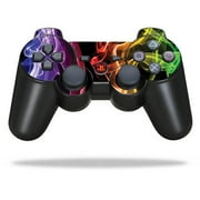Protective Vinyl Skin Decal Skin Compatible With Sony PlayStation 3 PS3 Controller wrap sticker skins Bright Smoke