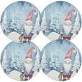 thumbnail image 2 of Coolnut Christmas Green Gnome Placemats Set of 1 Non-Slip Heat Resistant Dining Table Place Mats Washable Kitchen PVC Weave Table Mats Home Decor Gifts, 2 of 7