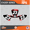 thumbnail image 3 of Kalair GFX Graphics Kit for Honda CRF70 (2004-2023) Evader Series, 3 of 5