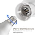 thumbnail image 3 of DECORNIJIA Light Socket Replacement Lamp Holder Copper White for Homeowners DIY Enthusiasts 1Set 3.94X3.15X2.95in, 3 of 8