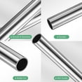 thumbnail image 2 of Uxcell 1-Pack 300mm 304 Stainless Steel Tube,  19mm ID 22mm OD Seamless Stainless Steel Tubing for Construction/Machining/DIY Crafting, 2 of 7