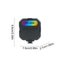 thumbnail image 3 of Birdeem Pocket Led Video Light,Mini Portable Rgb Fill Light for Selfie Photography and Indoor Streaming,Handheld Continuous Lighting with Cob Beads for Camera,Smartphone,and Content Creation, 3 of 7