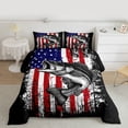 thumbnail image 2 of Castle Fairy Kids Big Bass Fish Full Size Comforter Sets,American Flag Bedding Sets, 2 of 8