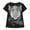 Black, variant on Grunge Shirts Emo Clothes Teen Girls Vintage Graphic Tee Y2k 2000s Goth Top Women Mcbling Short Sleeve Streetwear Black M