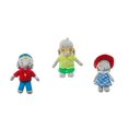 thumbnail image 1 of Juego de 6 dados jumbo opacos grandes D6 de 25 mm - blanco con pepita multicolor de Koplow Games Ella the Elephant 0799637974951, 1 of 1