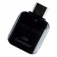 thumbnail image 1 of Adaptador Samsung OEM On-The-Go OTG USB a USB-C negro brillante, 1 of 1